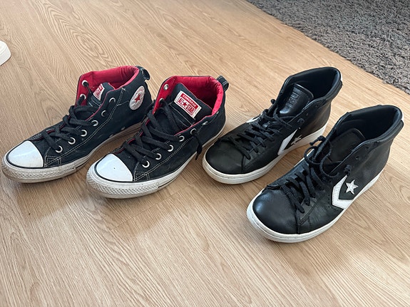Converse kengät 41 ja 42