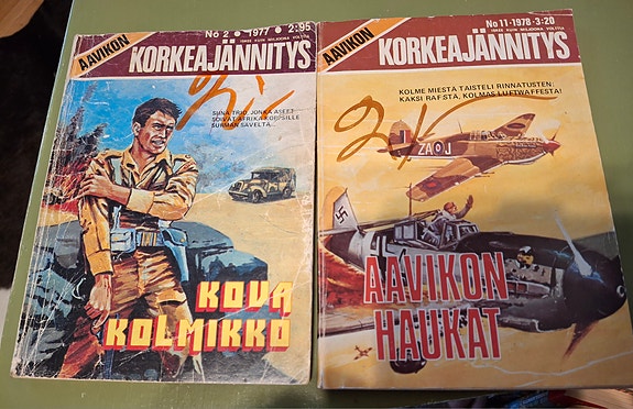 Korkeajännitys-seikkailulehdet Kova kolmikko & Aavikon haukat