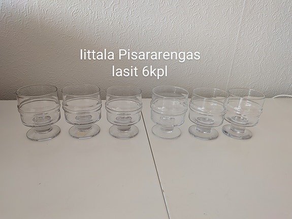 Iittala Pisararengas lasit (6kpl)