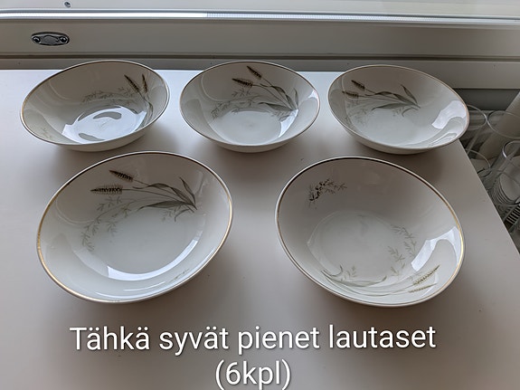 Arabia Tähkä syvät pienet lautaset (5kpl)