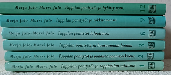 Pappilan ponitytöt (6 kpl) Merja ja Marvi Jalo