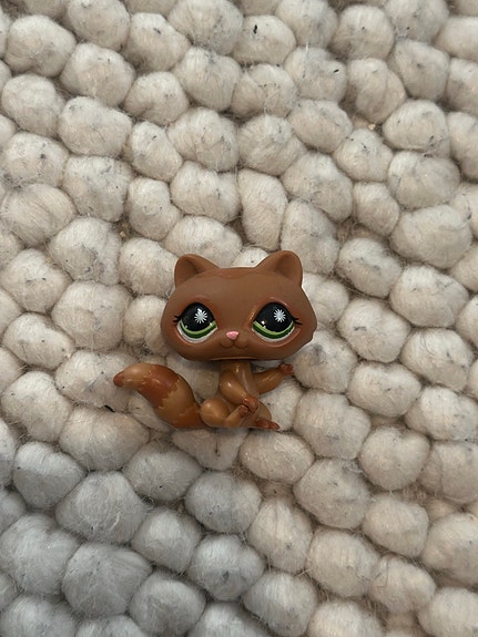 Littlest Pet Shop ruskea majava figuuri