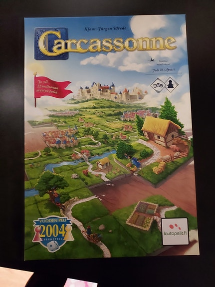 VARATTU Carcassonne peli & apos+ Lohikäärme ja Linnanneito -lisäosa lautapeli