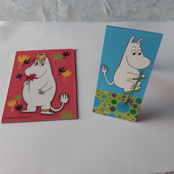 NIISKUNEITI magneetti ja MUUMIPEIKKO kirjanmerkkimagneetti.Hinta yhteensä