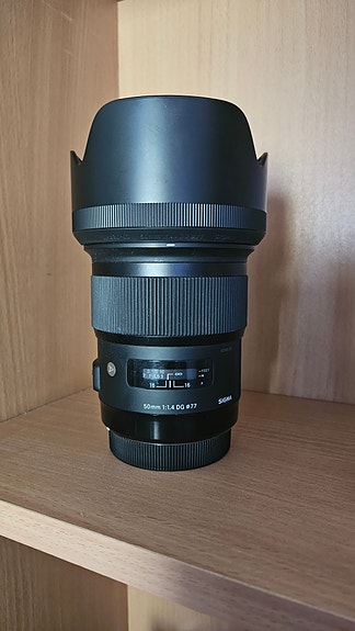 Sigma 50mm f/1.4 DG HSM Art -objektiivi (Canon EF)
