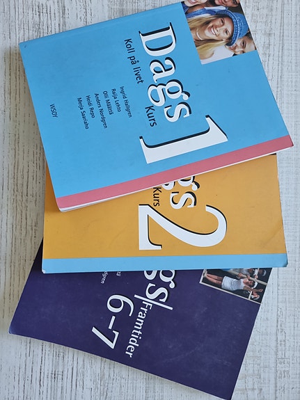Ruotsin oppikirjasarja Dags 1, 2 ja 6–7