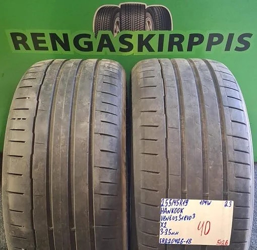 255/45R19 Hankook Ventus S1 Evo 3 104W kesärenkaat