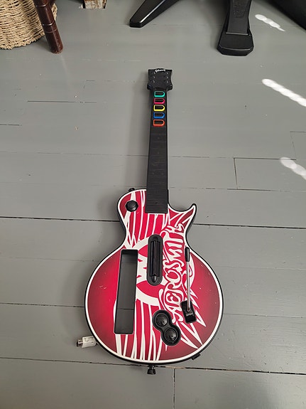 Guitar hero aerosmith kitara nintendo wii/ pc