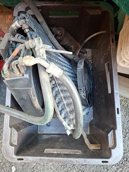 Audi 90 B3 ilmastoinnin osia