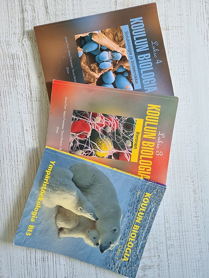 Lukion biologian kirjat 3, 3 ja 4