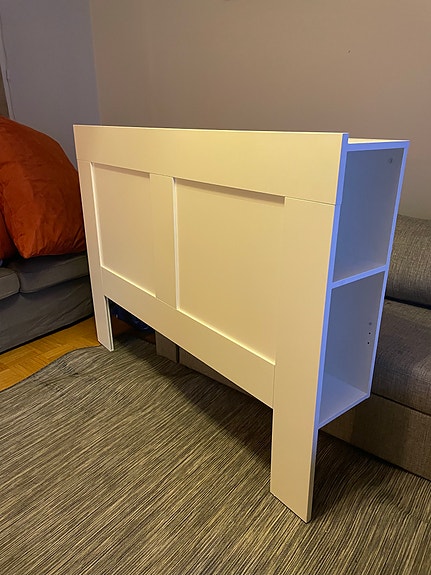 IKEA Brimnes 140cm valkoinen sängynpääty