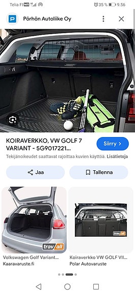 Ostaisin Koiraverkko VW Golf 7 Variant