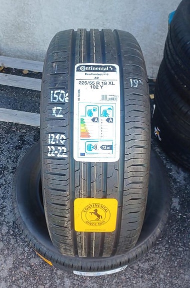 225/55R18 Continental EcoContact 6 kesärenkaat