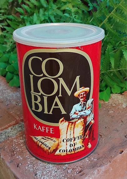 Columbia kahvipurkki