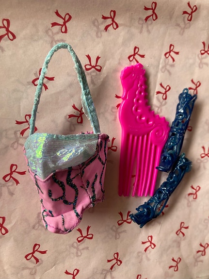 Vintage Barbie Merenneito Mermaid Fantasy Island Seahorse 80s 90s 2000s y2k