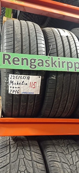 225/55R18 Michelin kesärenkaat