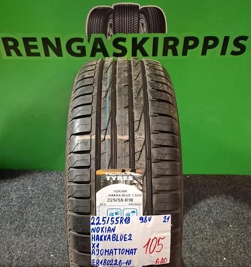 225/55R18 Nokian Hakka Blue 2 98V kesärengas