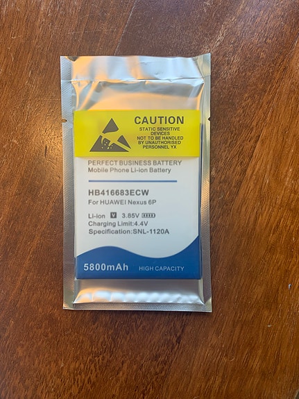 Huawei Nexus 6P 5800mAh akku puhelimeen