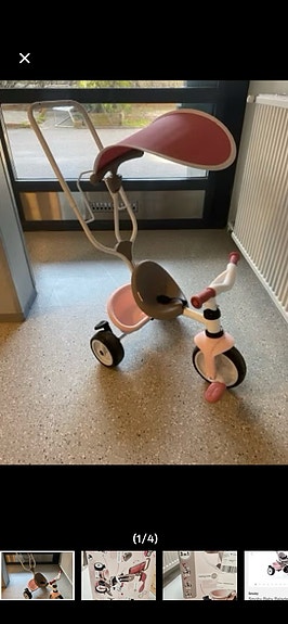Smoby Baby Blade kolmipyörä pinkki