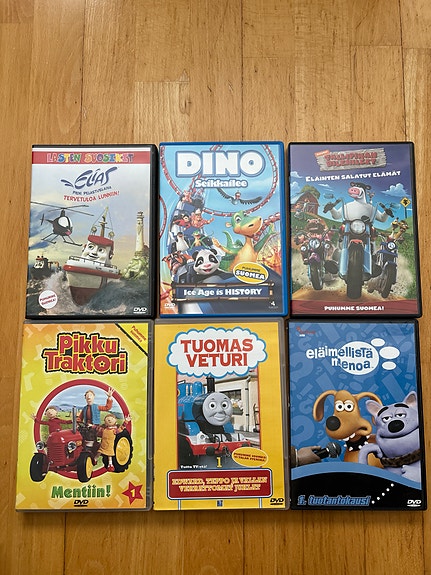 Lasten dvd elokuvia/sarjoja