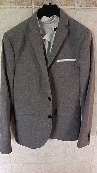 H&M harmaa pikkutakki S pojille, slim fit