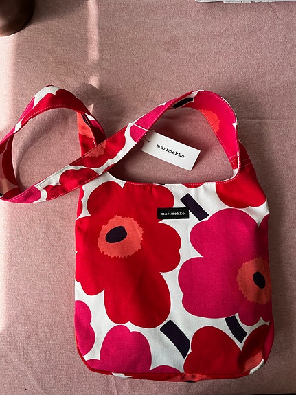 Marimekko Unikko Clover kangaslaukku