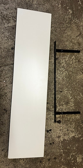 Valkoinen Lack -hylly