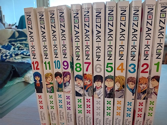 Nozaki-Kun 1-12, englannin kieliset