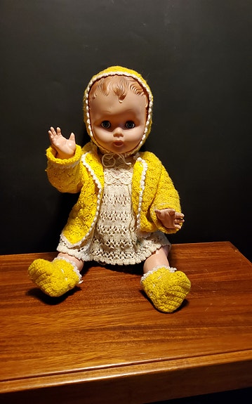 Nukke 1960-luku 57cm