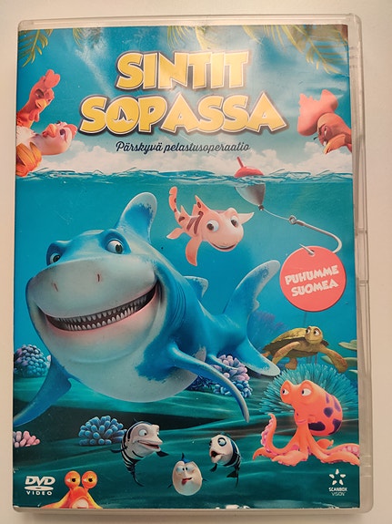 Sintit sopassa / Seefood DVD lasten animaatioelokuva suomeksi