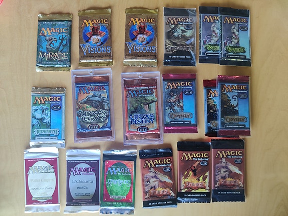 Vintage/ Pre-modern : Arvokkaampia MTG irto boostereita