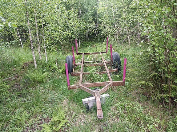Rankakärry traktori vetoinen