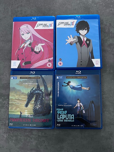 Anime elokuvia ja sarja