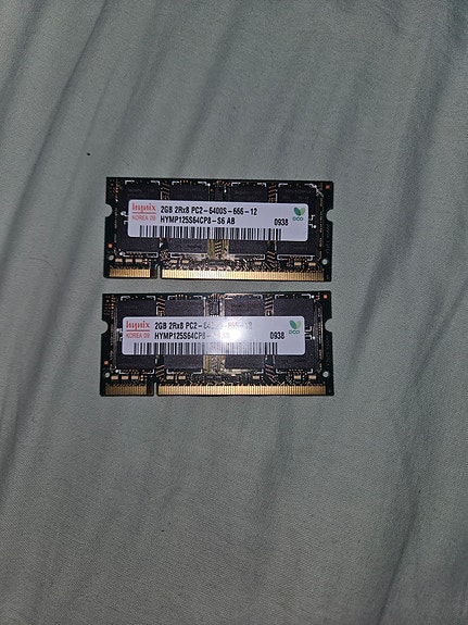 DDR2 kannettavan ram 4gt