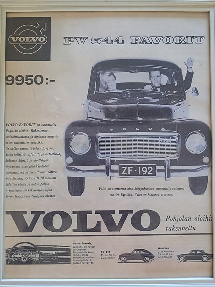 Volvo B18 ja B20 sekä PV544 osia