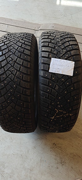 2kpl siirtoajetut 215/60R17 Continental Ice3 SUV nastarenkaat