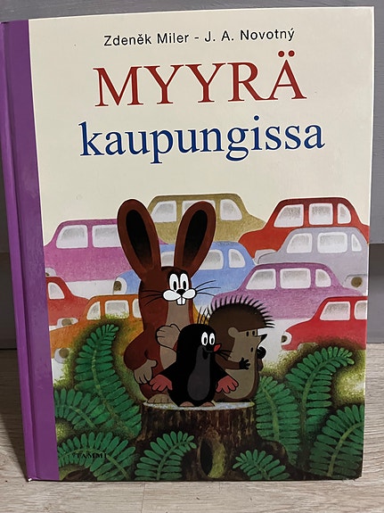 Myyrä kaupungissa -lastenkirja kovakantinen