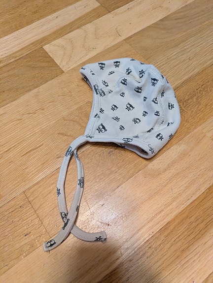 Lindex baby vauvan myssy koko 38/40 kirjava unisex