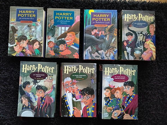 Harry Potter kirjasarja 7 osaa