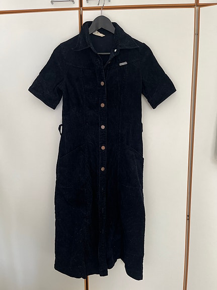 Beat Jeans vintage vakosamettimekko xs