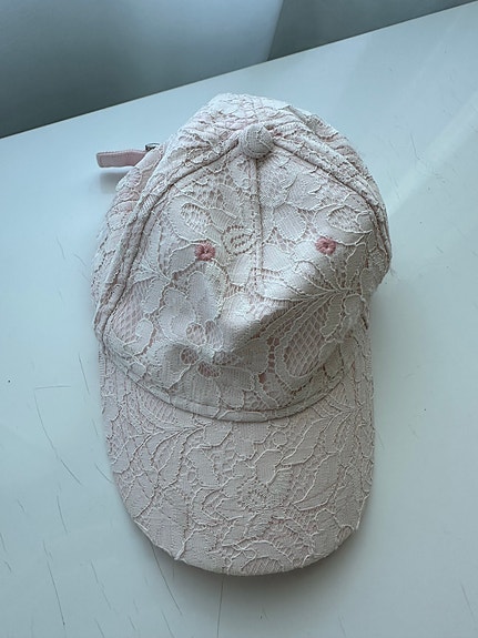 Lindex tyttöjen lippis koko 48-50
