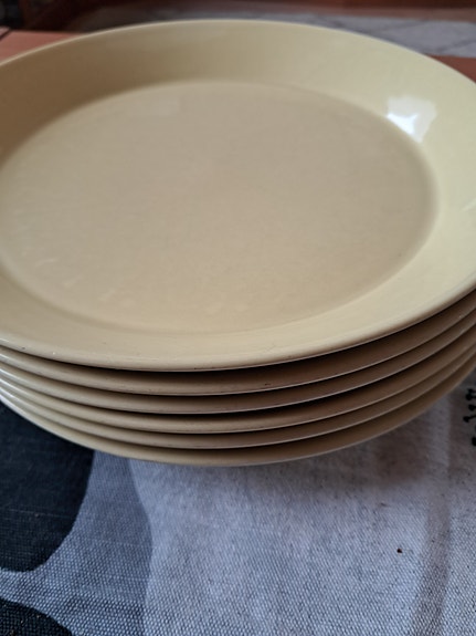 Iittala teema lautanen keltainen