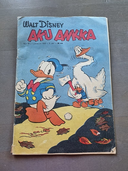 Aku Ankka numero 19 Lokakuu 1959