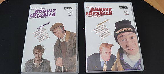 The Fast Show Ruuvit löysällä DVD:t 1. ja 2. tuotantokausi