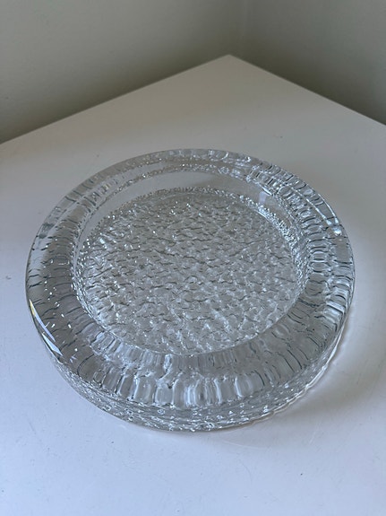 Iittala lasilautanen tarjoilulautanen