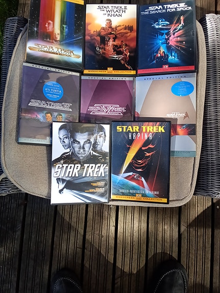 Star Trek DVD-elokuvapaketti 8kpl
