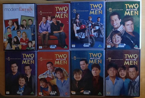 NCIS, NYPD Blue, Numb3rs, The Wire, Miehen Puolikkaat DVD-boksit