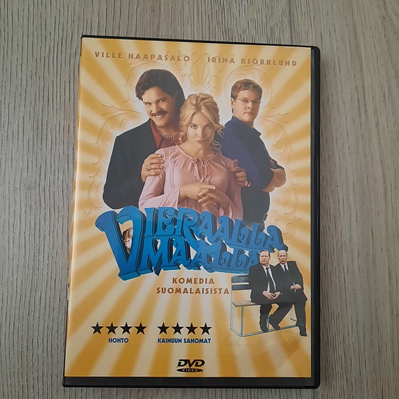 Kotimainen VIERAALLA MAALLA dvd-elokuva