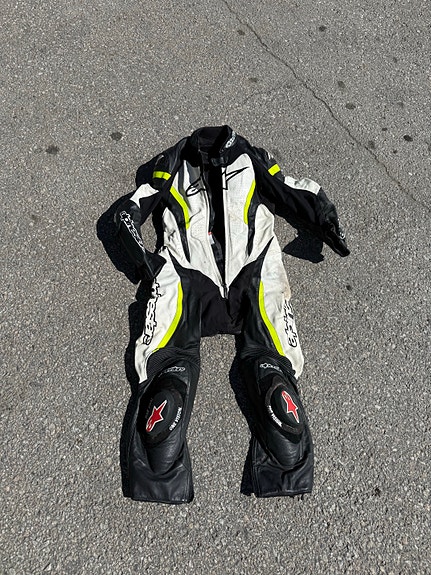 Alpinestar go pro puku koko 50 nahkapuku ajoasu