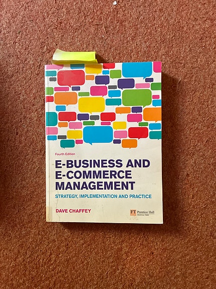 E-Business and E-Commerce Management -markkinoinnin oppikirja